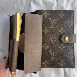 LOUIS VUITTON day, planner, monogram canvas